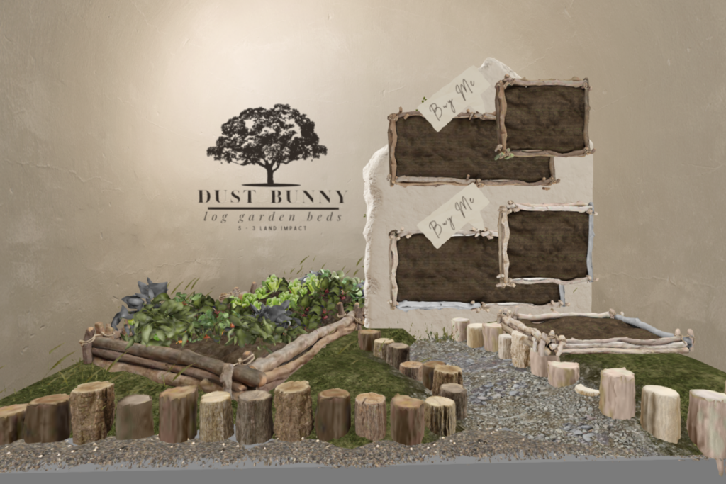 Log Garden Beds, L$225 each