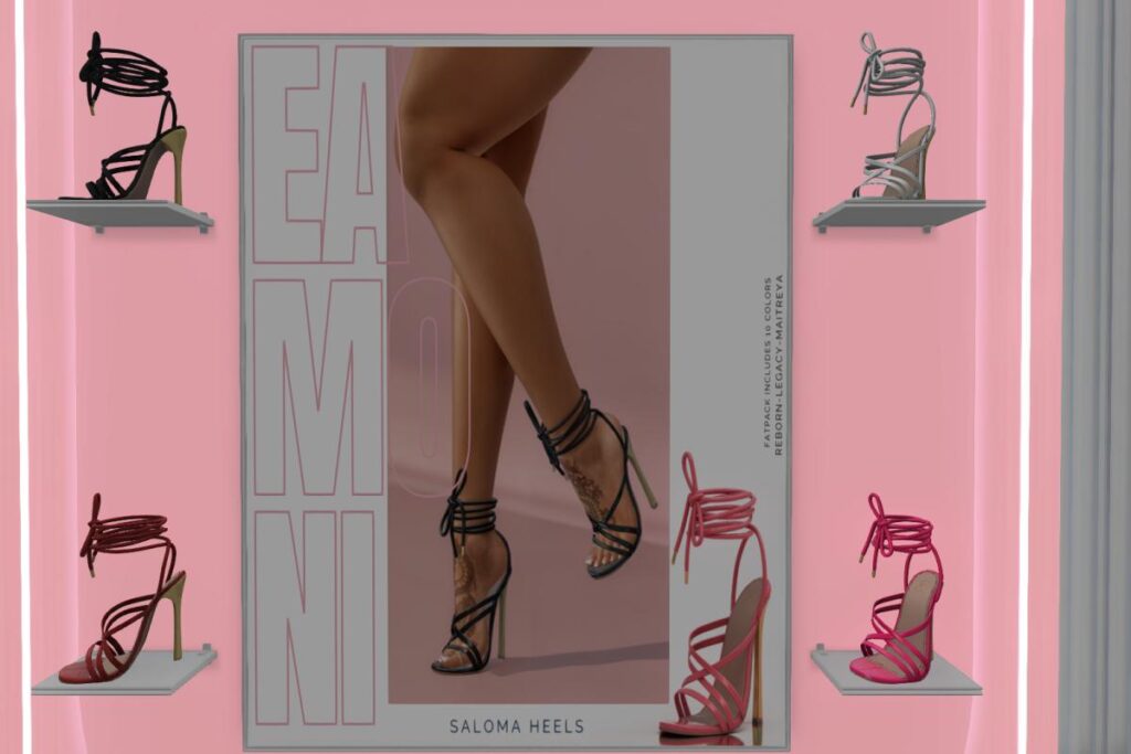 Saloma Heels - Legacy/Maitreya/Reborn, L$249 each/L$699 FP