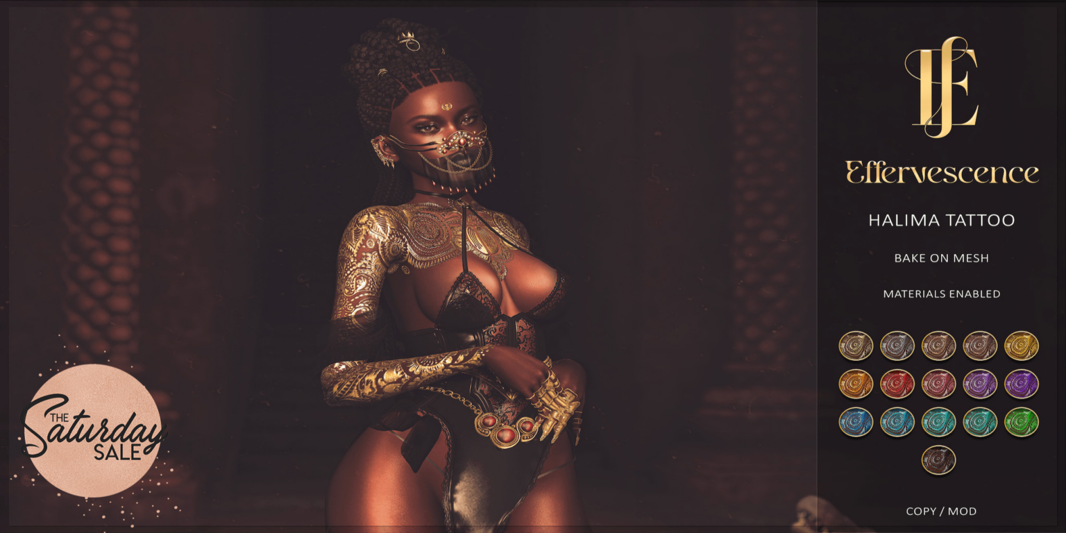 Halima Tattoo - BOM	&lt;a href=&quot;http://maps.secondlife.com/secondlife/Arae/171/67/807&quot;&gt;Teleport&lt;/a&gt;