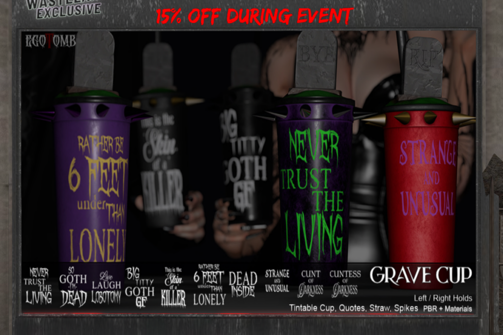 Grave Cup Holdable, L$213