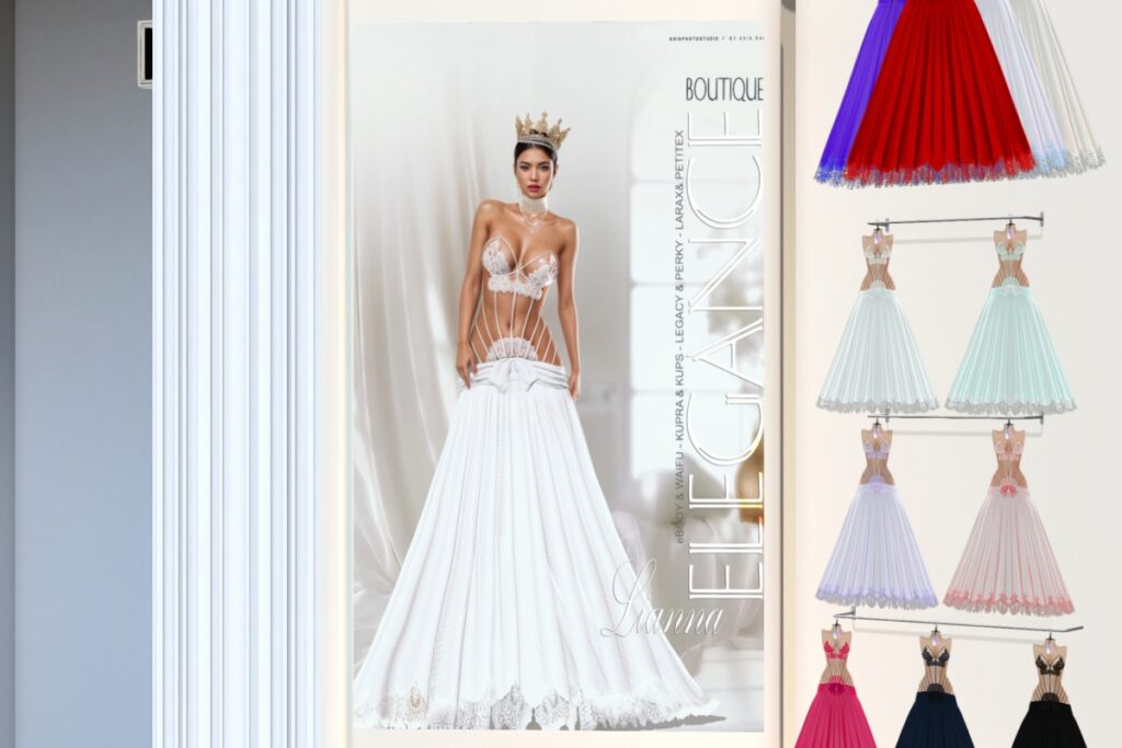 Lianna Dress - Inithium/Legacy/MaitreyaX/Reborn/+mods, L$599 each/L$3290 FP