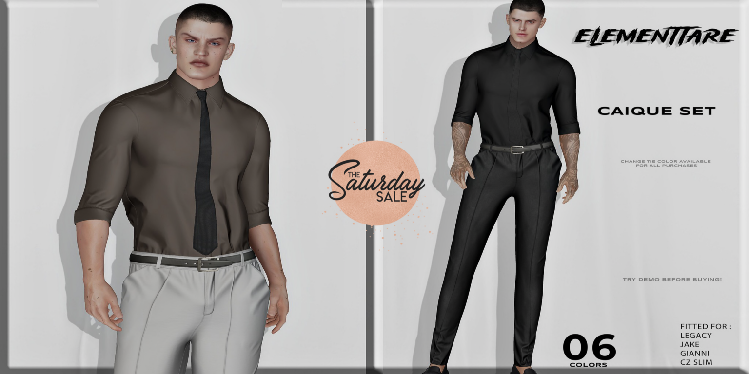 Caique Set - CZ Slim/Gianni/Jake/Legacy	&lt;a href=&quot;http://maps.secondlife.com/secondlife/Heartbreak/116/99/100&quot;&gt;Teleport&lt;/a&gt;