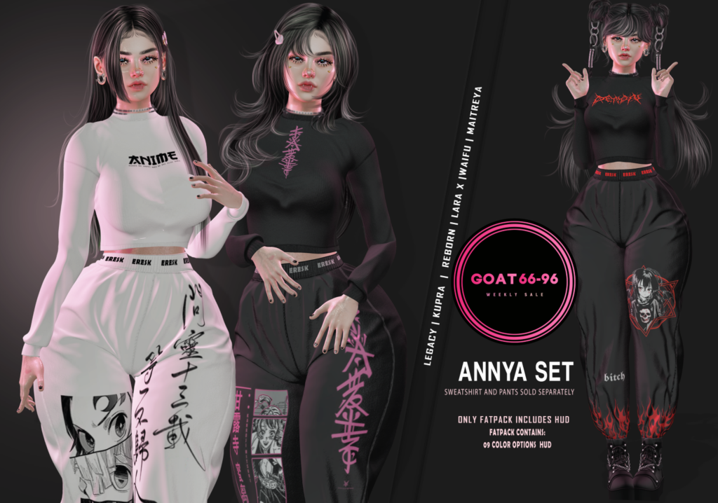 Annya Set - Inithium/Legacy/Maitreya/Reborn/+mods