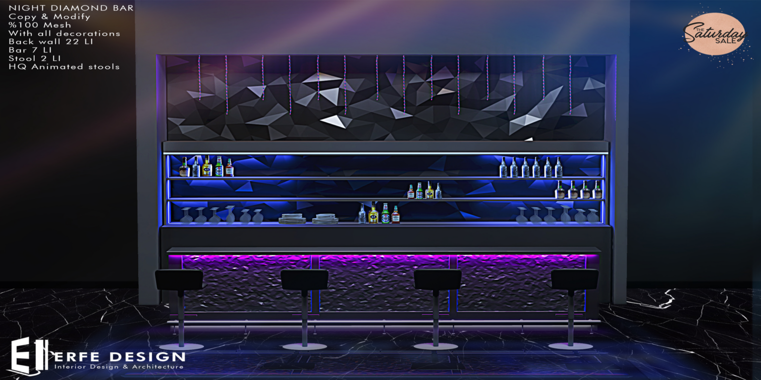 Night Diamond Bar	&lt;a href=&quot;http://maps.secondlife.com/secondlife/Corona/84/128/29&quot;&gt;Teleport&lt;/a&gt;