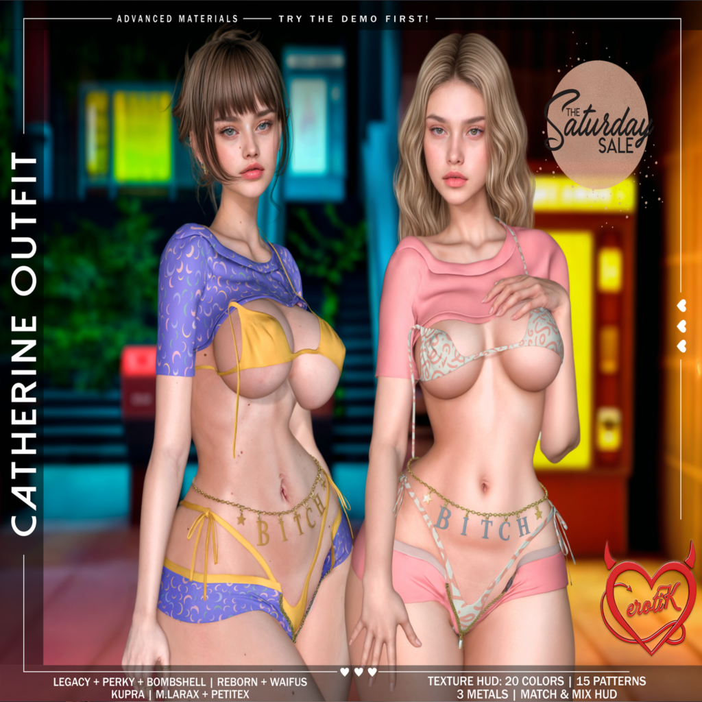 Catherine Outfit - Inithium/Legacy/Maitreyax/Reborn/+mods	&lt;a href=&quot;http://maps.secondlife.com/secondlife/WIP/110/141/1501&quot;&gt;Teleport&lt;/a&gt;
