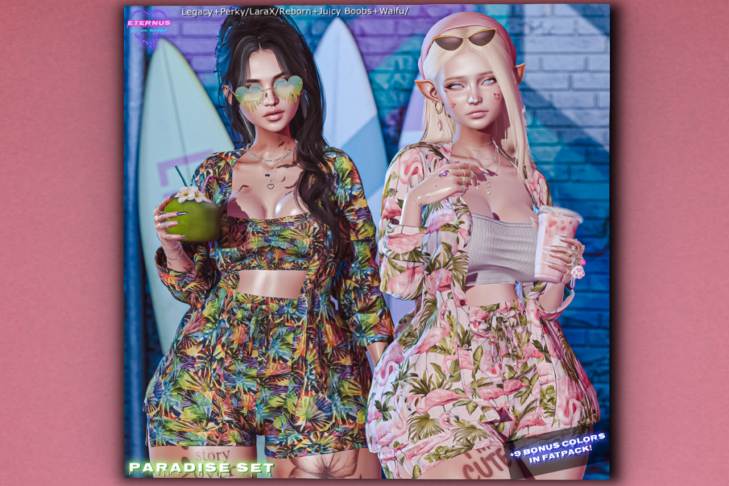 Paradise Set - Legacy/MaitreyaX/Reborn/+mods, L$299 each/L$700 FP