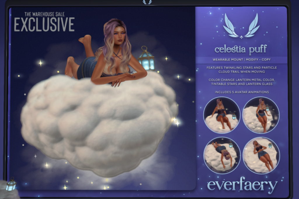 Celestia Puff Wearable, L$295
