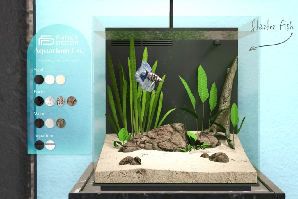 Betta Buddy Cube Aquarium Kit, L$999