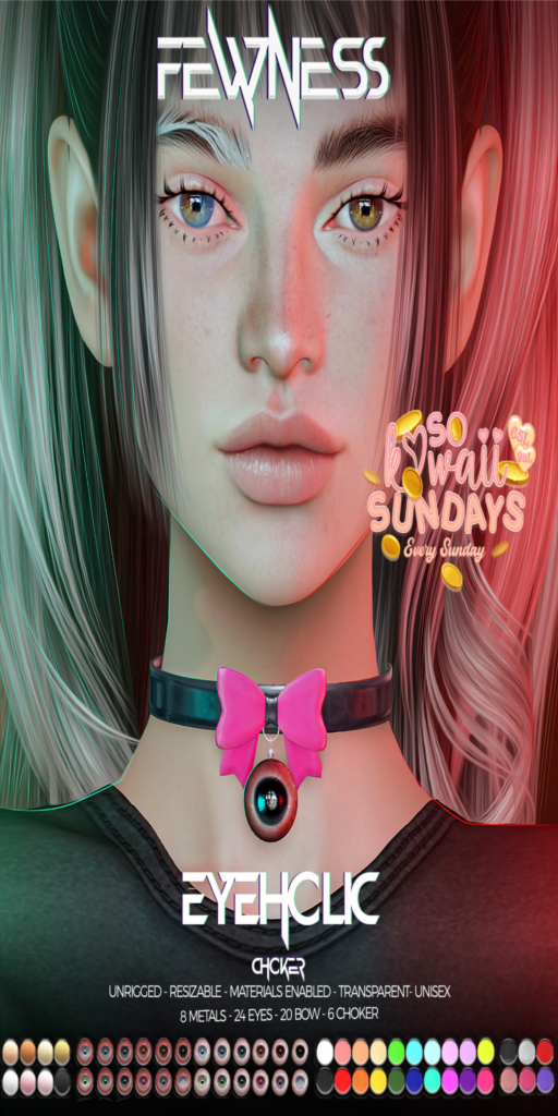 Eyeholic Choker 	&lt;a href=&quot;http://maps.secondlife.com/secondlife/Moonstar/141/89/43&quot;&gt;Teleport&lt;/a&gt;