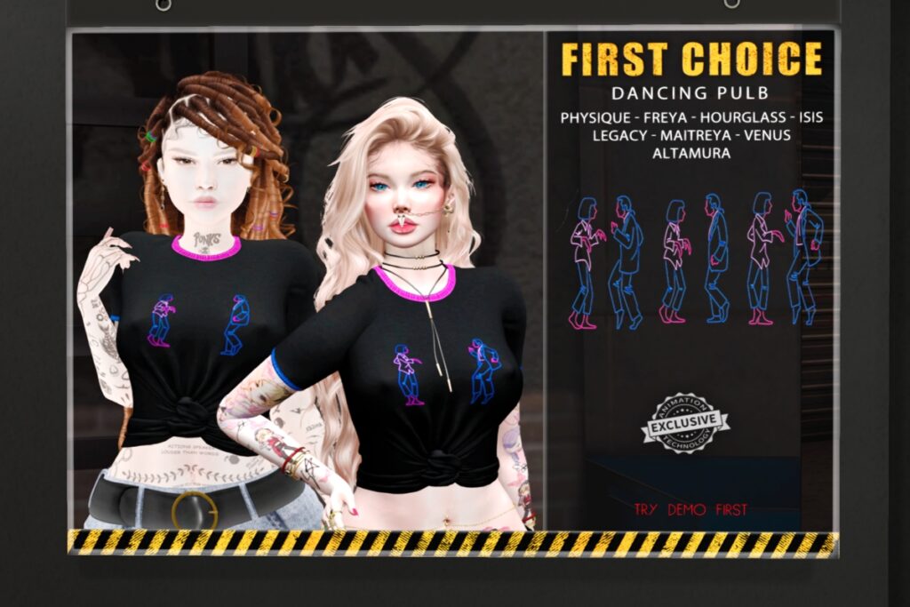 Dancing Pulb Top - Altamura/BellezaOG/Legacy/Maitreya/Slink, L$142