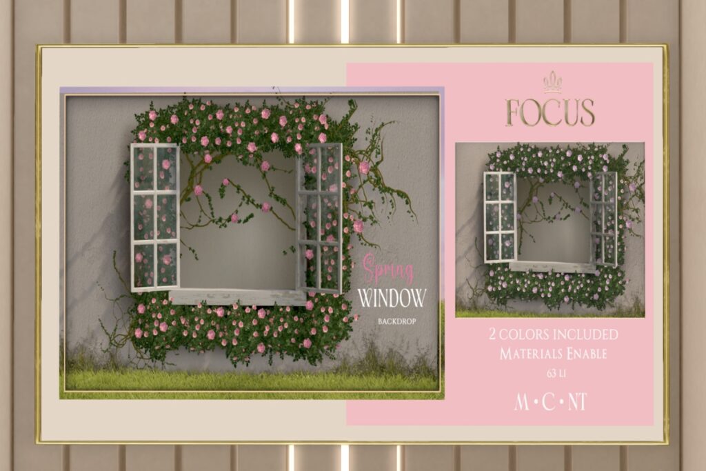 Spring Window Backdrop, L$249