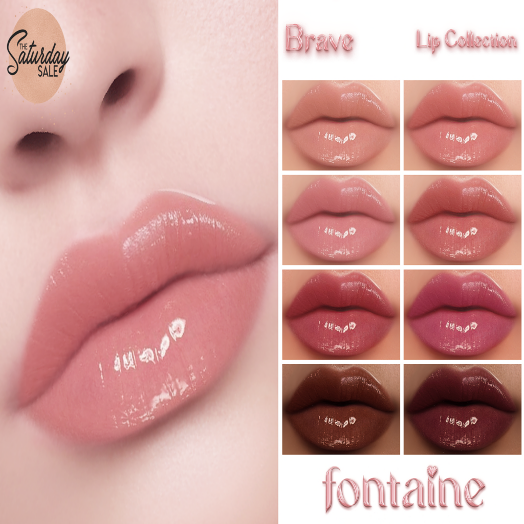 Brave Lipstick - EvoX	&lt;a href=&quot;https://maps.secondlife.com/secondlife/VELOUR/66/140/83&quot;&gt;Teleport&lt;/a&gt;