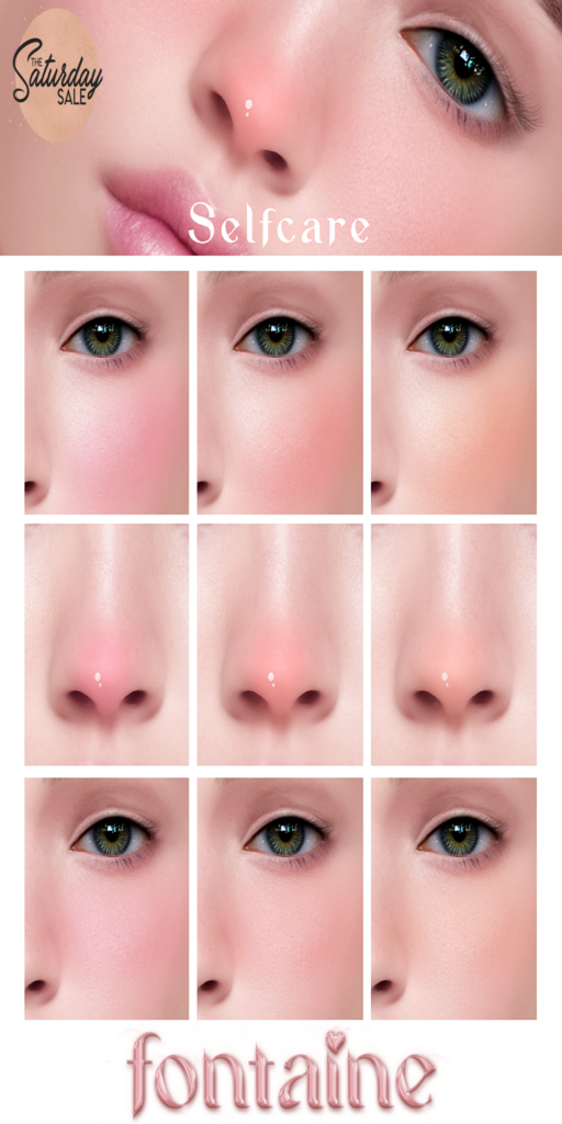 Selfcare Blush - EvoX	&lt;a href=&quot;https://maps.secondlife.com/secondlife/VELOUR/66/140/83&quot;&gt;Teleport&lt;/a&gt;