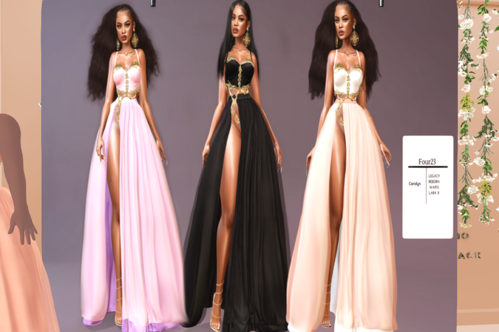 Carolyn Dress - Legacy/MaitreyaX/Reborn/+mods, L$333 each/L$2222 FP