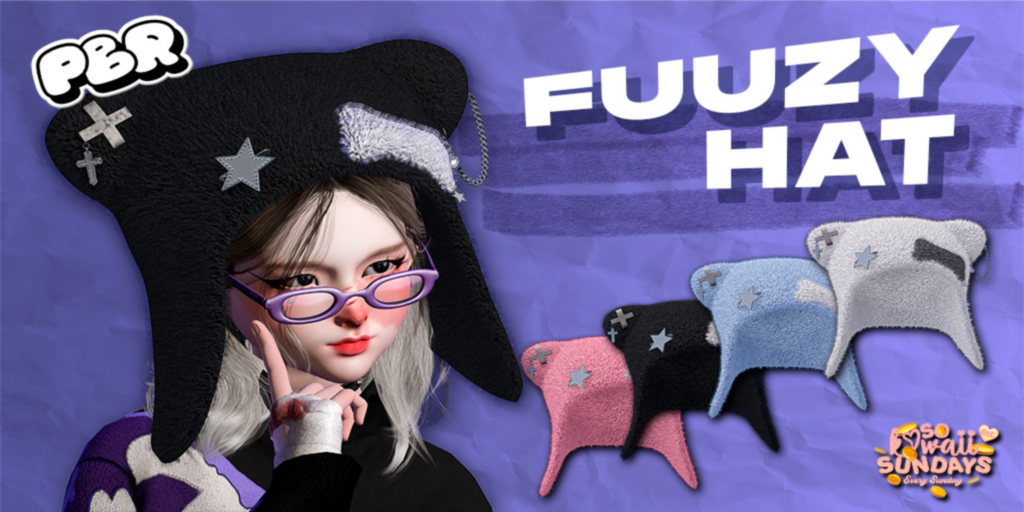 Fuuzy Hat	&lt;a href=&quot;https://maps.secondlife.com/secondlife/Fang/101/96/2751&quot;&gt;Teleport&lt;/a&gt;