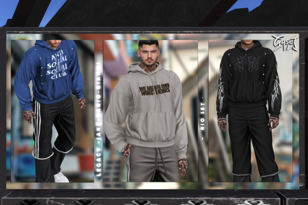 Rio Hoodie and Pant - Gianni/Jake/Kario/Legacy, L$269 each/L$1599 each FP