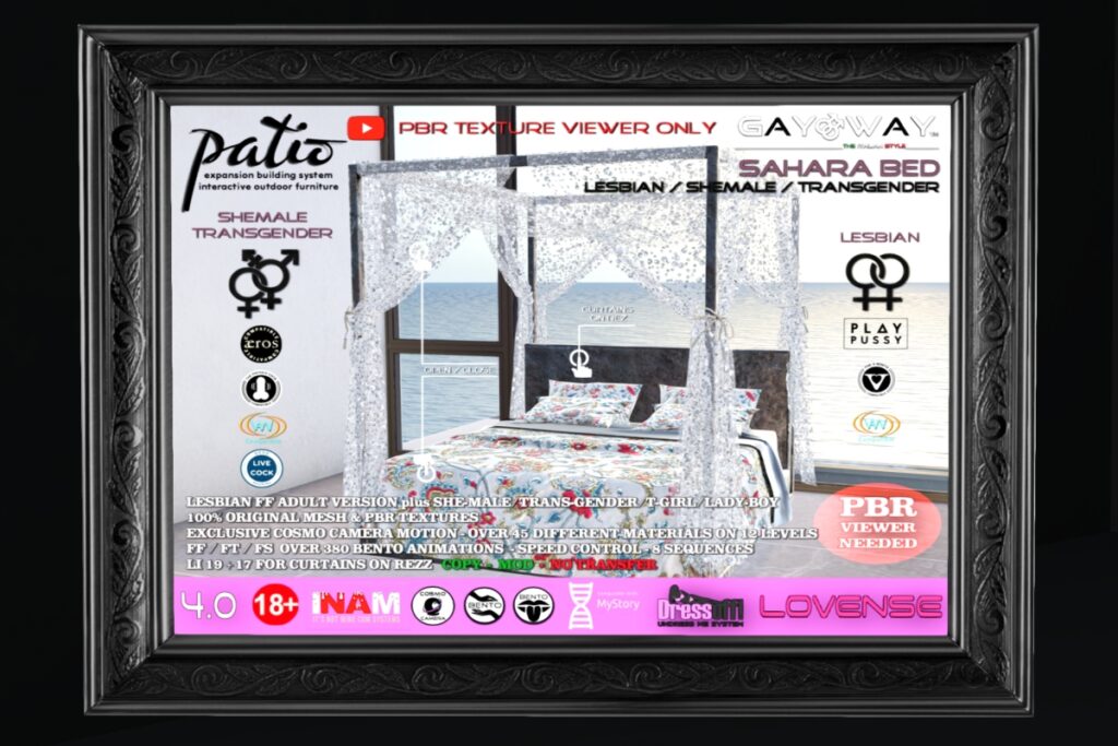 Sahara Bed, L$1200