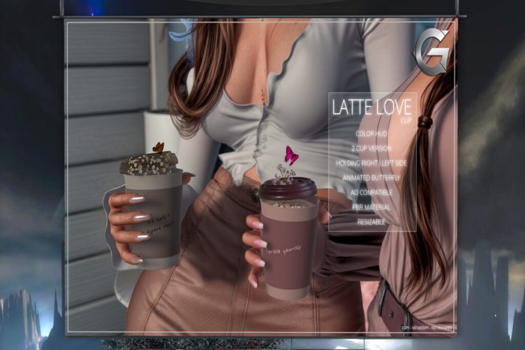 Latte Love Holdable, L$299