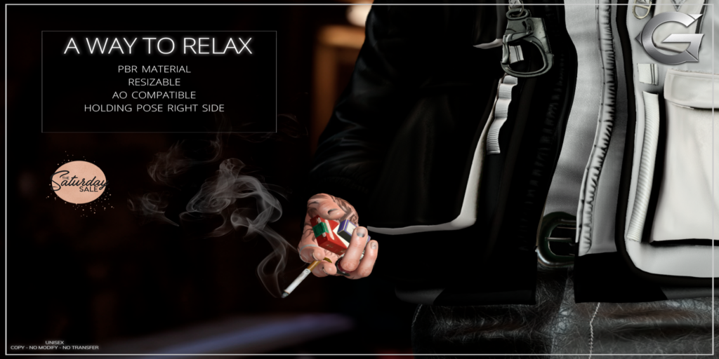 A Way To Relax Holdables	&lt;a href=&quot;http://maps.secondlife.com/secondlife/Spruce%20Peak/211/193/24&quot;&gt;Teleport&lt;/a&gt;