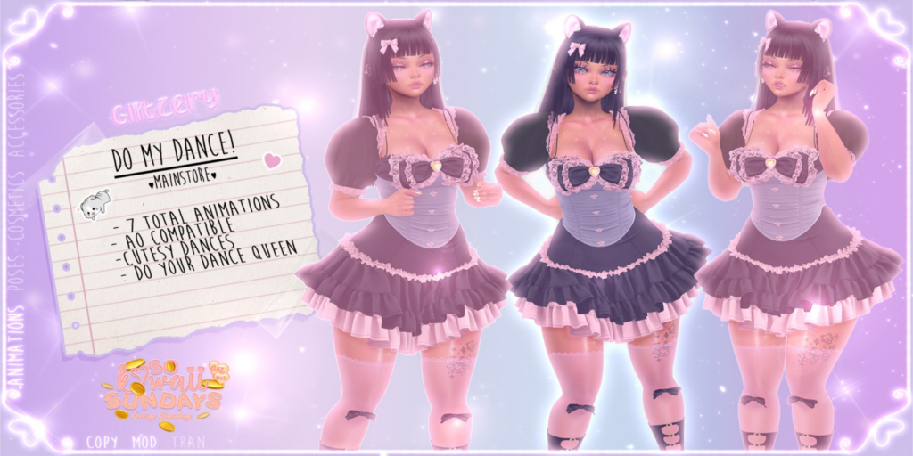 Do My Dance Animations	&lt;a href=&quot;http://maps.secondlife.com/secondlife/Emotion/151/223/332&quot;&gt;Teleport&lt;/a&gt;
