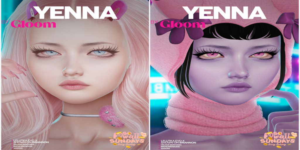 Yenna Skin - EvoX	&lt;a href=&quot;http://maps.secondlife.com/secondlife/Moonstar/141/89/43&quot;&gt;Teleport&lt;/a&gt;