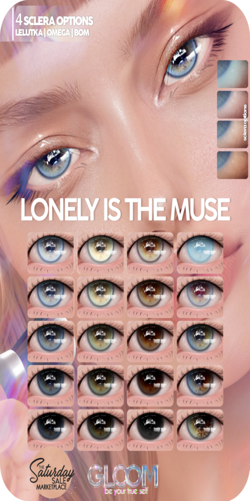Lonely is The Muse Eyes Collection - BOM/Lelutka/Omega