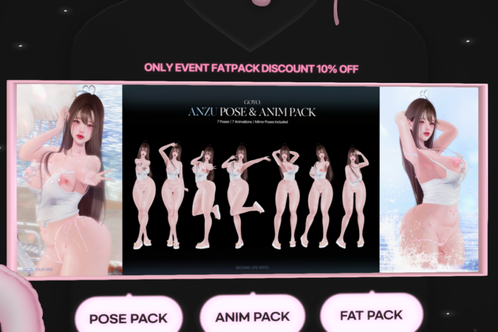 Anzu Pose &amp; AnimPack, L$