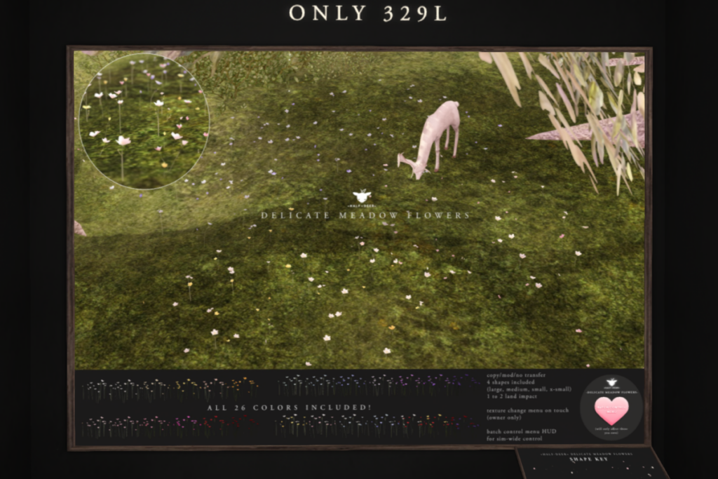 Delicate Meadow Flowers, L$329