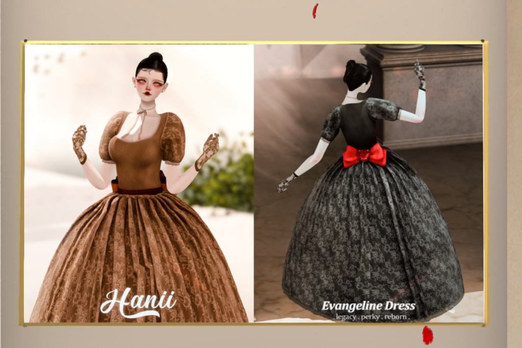 Evangeline Dress - Legacy/Reborn/+mods, L$299 each/L$999 FP