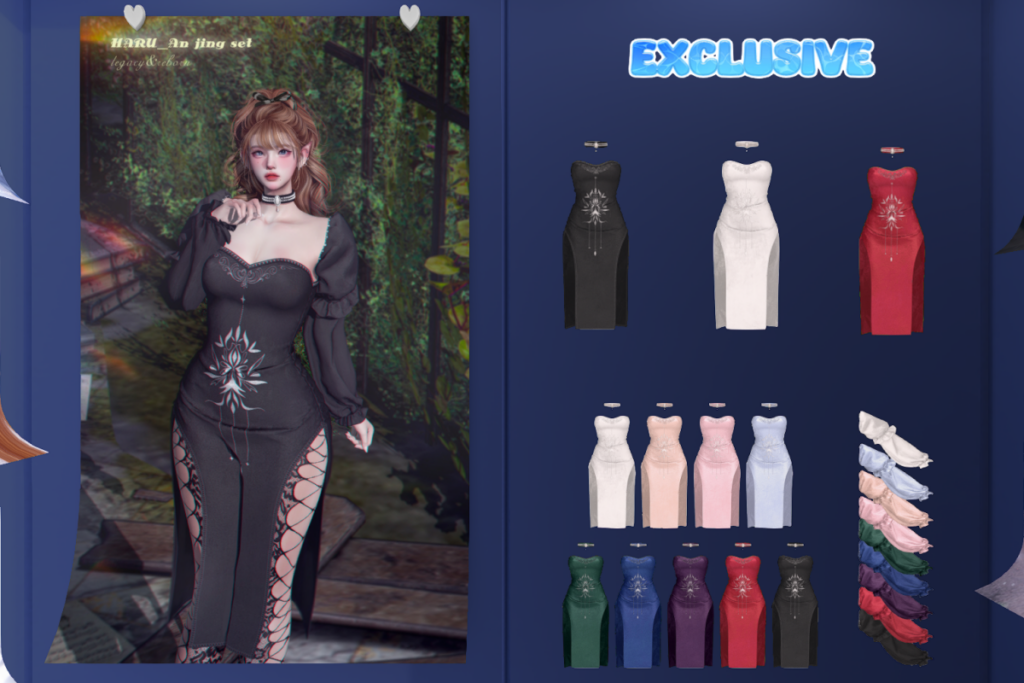 Anjing Dress - Legacy/Reborn, L$299 each/L$399-L$999 each