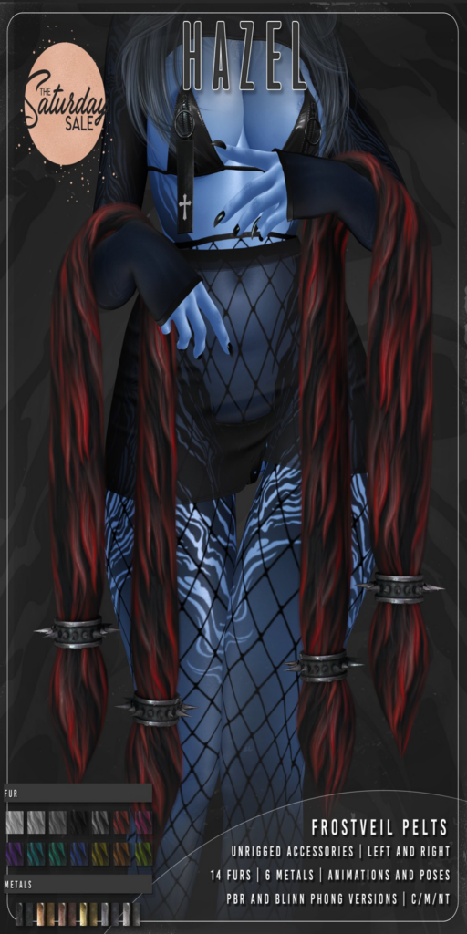 Frostveil Pelts Accessory	&lt;a href=&quot;http://maps.secondlife.com/secondlife/EXHALE/143/132/50&quot;&gt;Teleport&lt;/a&gt;