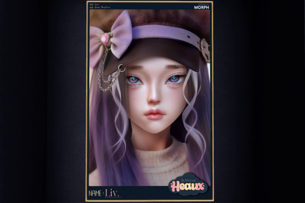Liv Skin - Genus MorphToon/Velour, L$799 each/L$2235 FP