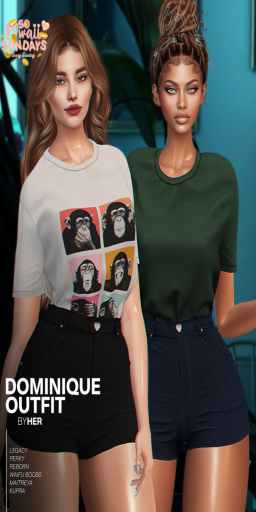 Dominique Outfit - Inithium/Legacy/Maitreya/Reborn/+mods	&lt;a href=&quot;http://maps.secondlife.com/secondlife/Obsession/195/134/1135&quot;&gt;Teleport&lt;/a&gt;