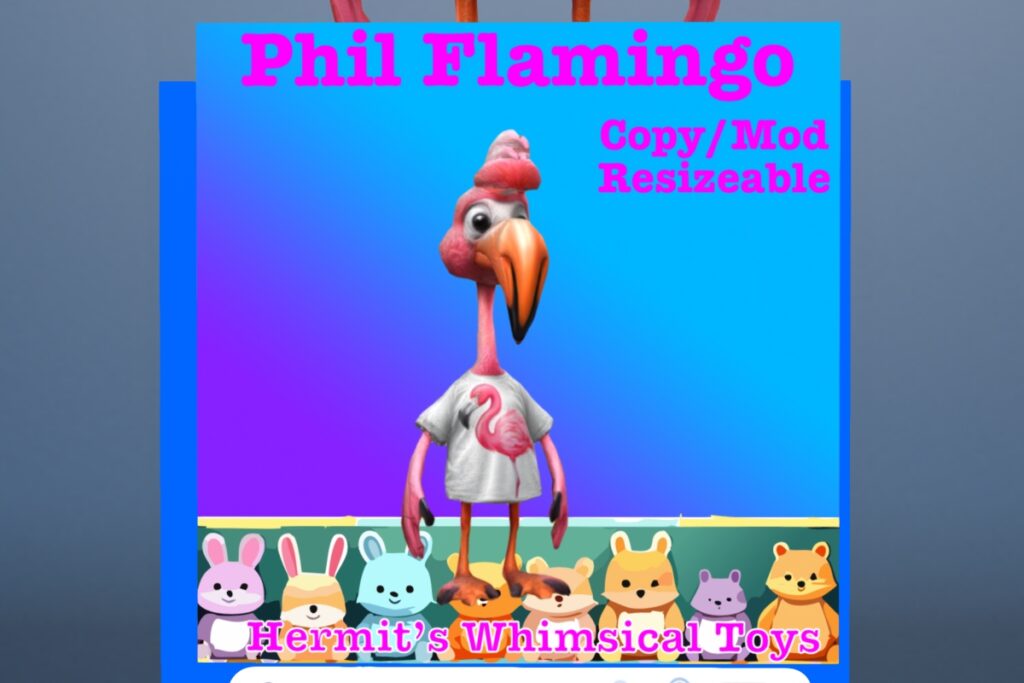 Phil Flamingo Decor, L$150