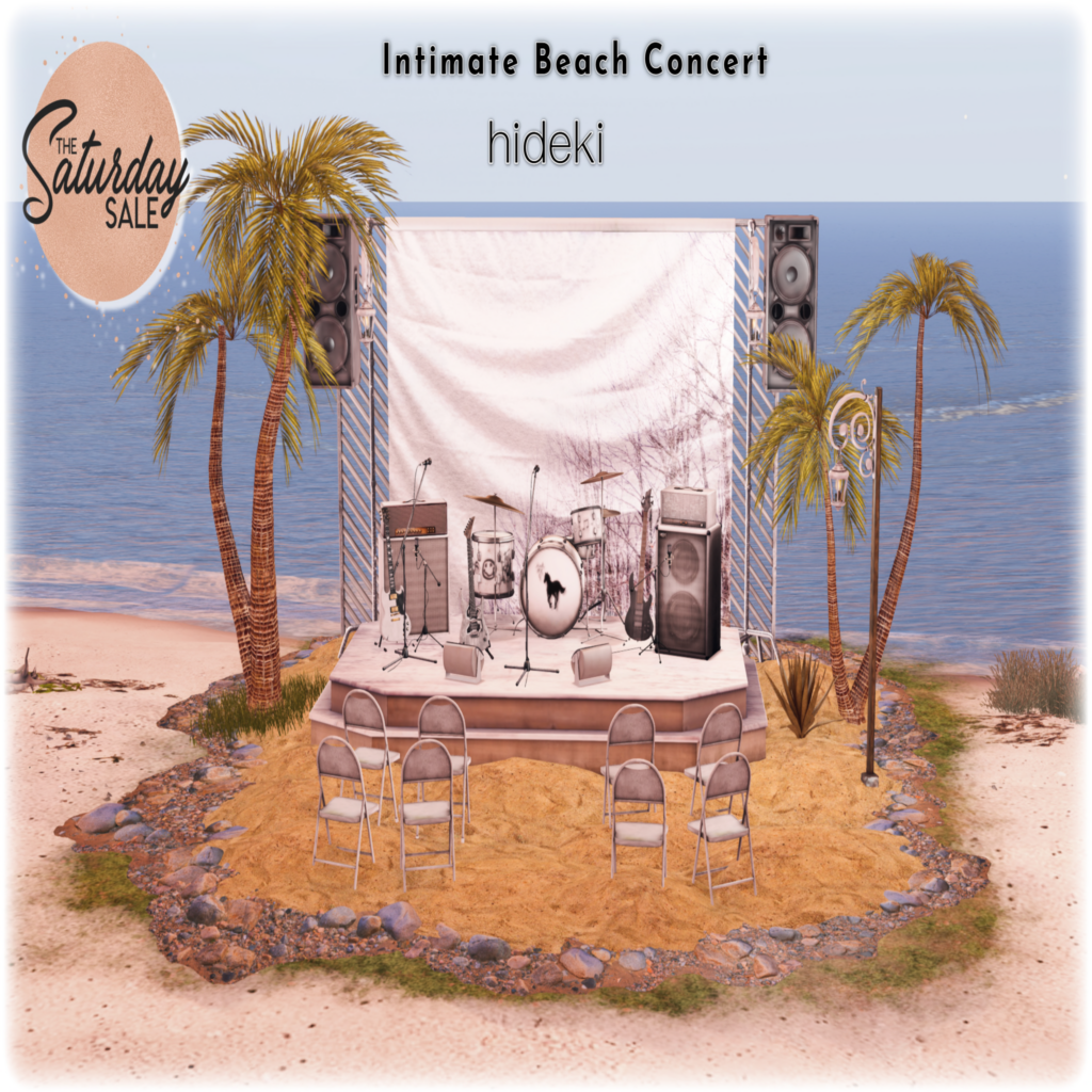 Intimate Beach Concert Decor Set	&lt;a href=&quot;https://maps.secondlife.com/secondlife/Computer/102/218/1137&quot;&gt;Teleport&lt;/a&gt;