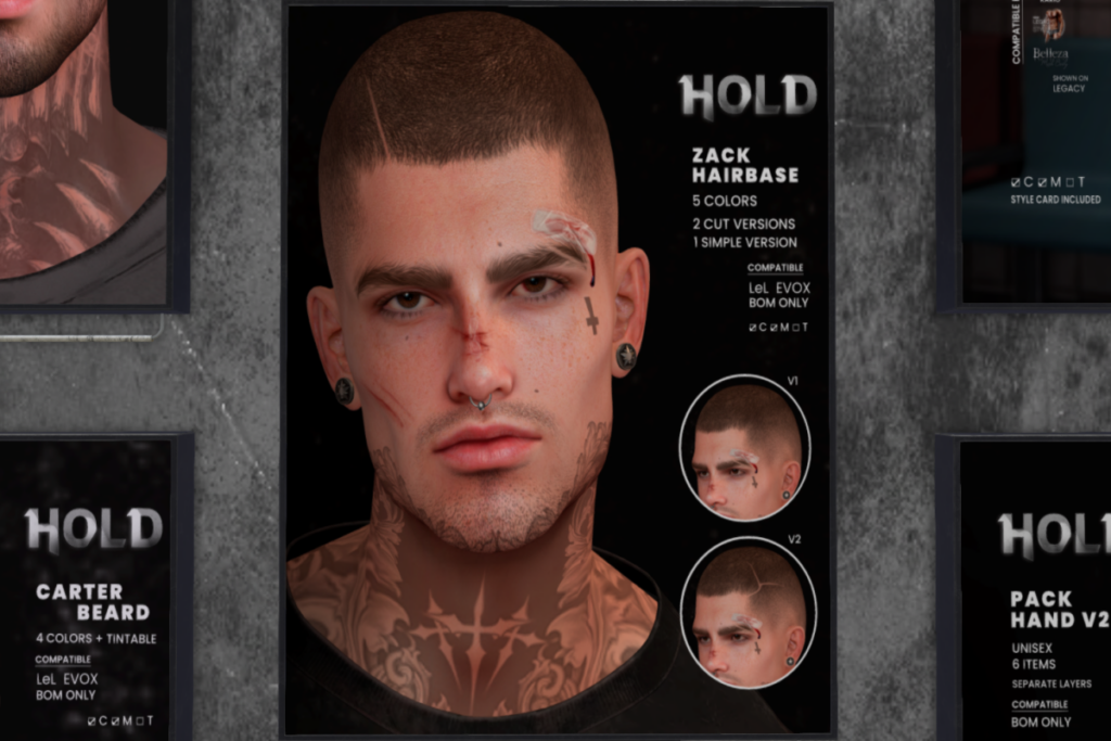 Zack Hairbase - EvoX, L$280