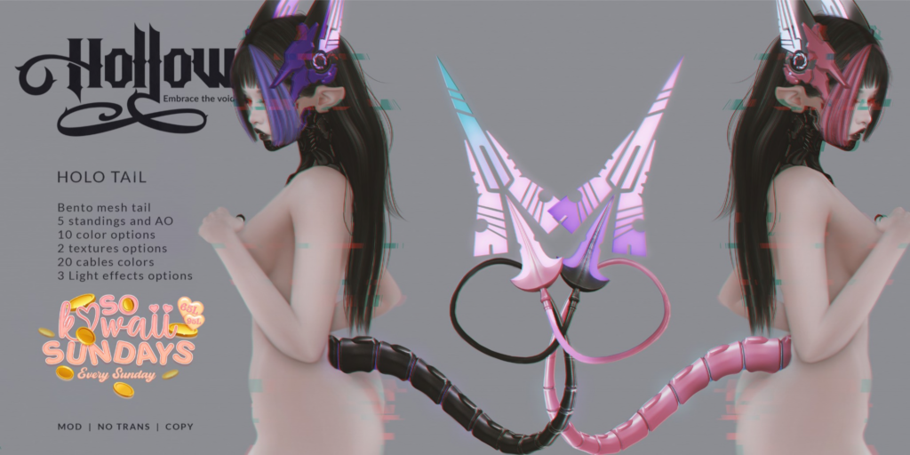 Holo Tail	&lt;a href=&quot;https://maps.secondlife.com/secondlife/Tomoeda/109/37/1502&quot;&gt;Teleport&lt;/a&gt;