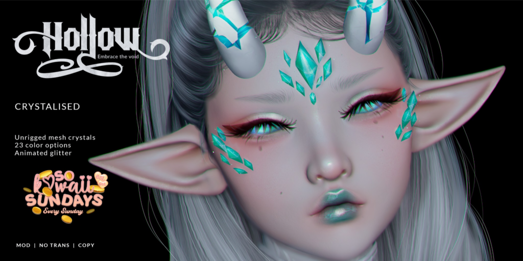 Crystalized Accessory	&lt;a href=&quot;http://maps.secondlife.com/secondlife/Tomoeda/109/36/1502&quot;&gt;Teleport&lt;/a&gt;