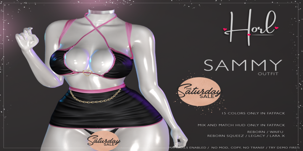 Sammy Outfit - Legacy/Maitreya/Reborn/+mods	&lt;a href=&quot;http://maps.secondlife.com/secondlife/Spiced%20Romance/47/150/13&quot;&gt;Teleport&lt;/a&gt;