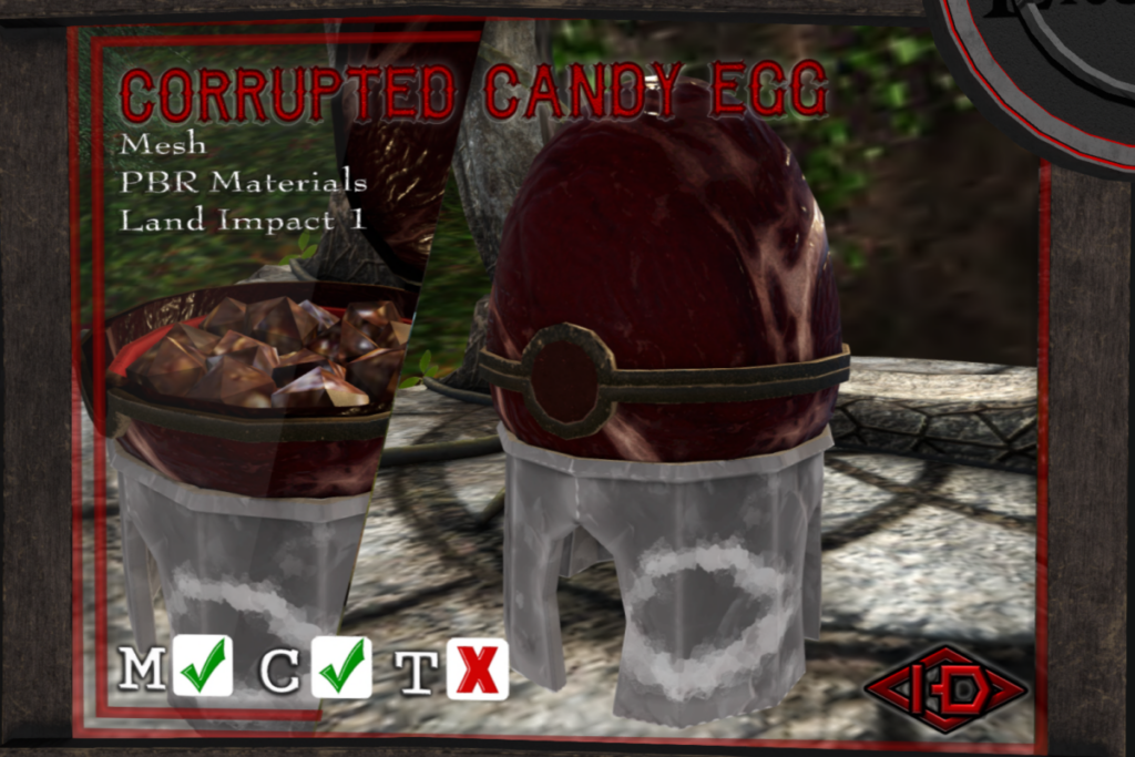 Corrupted Candy Egg, L$113