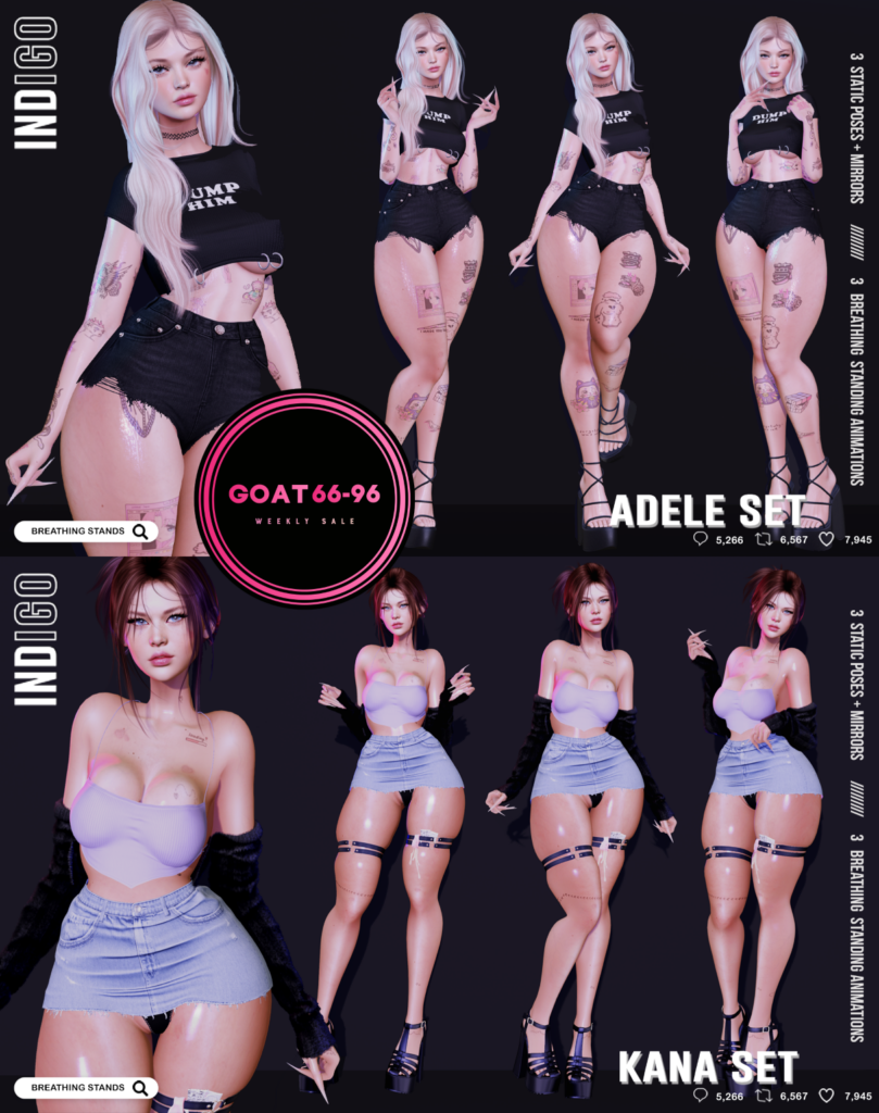 Adele and Kana Pose Sets