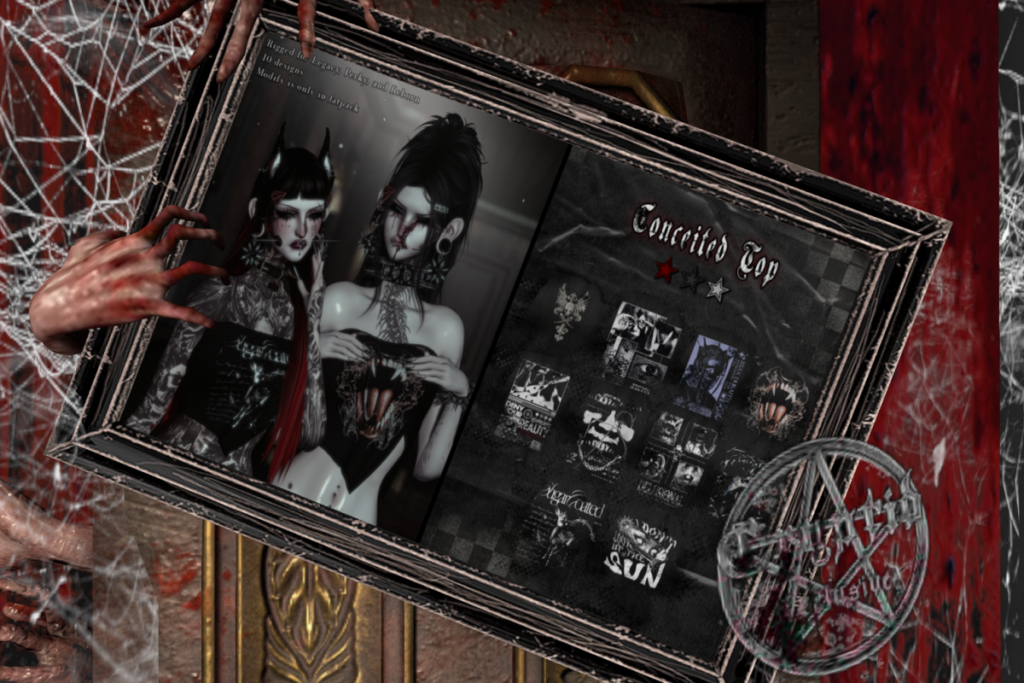 Conceited Top - Legacy/Reborn/+mods, L$299 each/L$1200 FP