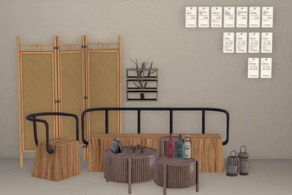 Donuts Bar Decor Set - L$150 each