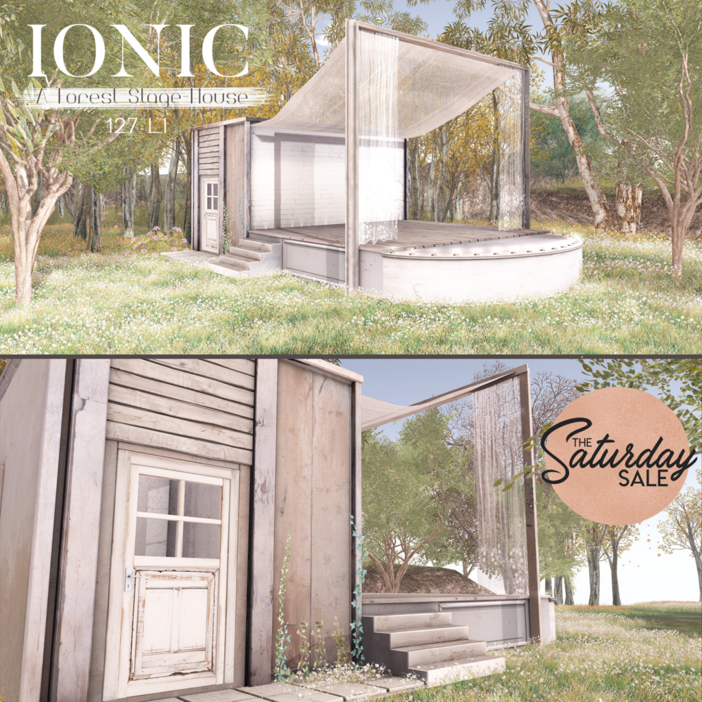 A Forest Stage House	&lt;a href=&quot;http://maps.secondlife.com/secondlife/Rayne%20and%20PetitChat/134/191/1200&quot;&gt;Teleport&lt;/a&gt;