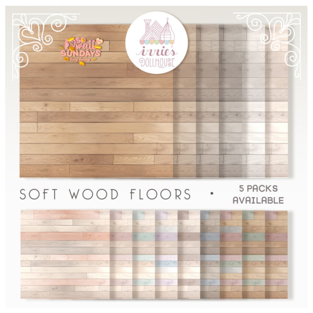 Soft Wood Floors Textures	&lt;a href=&quot;http://maps.secondlife.com/secondlife/Valtina/211/211/3032&quot;&gt;Teleport&lt;/a&gt;