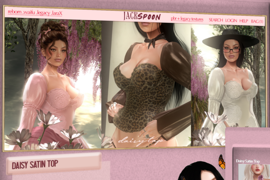 Daisy Top  - Legacy/MaitreyaX/Reborn/+mods, L$249 each/L$888 FP