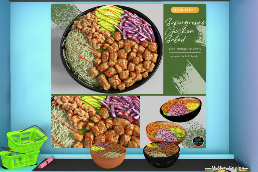 Supergreens Chicken Salad, L$375