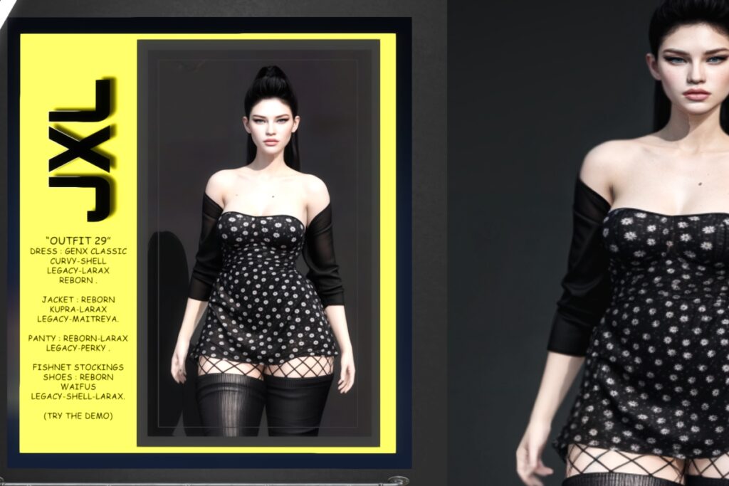 Outfit 29 - GenX/Legacy/MaitreyaX Reborn, L$100-L$170 each/L$650-L$999 each FP