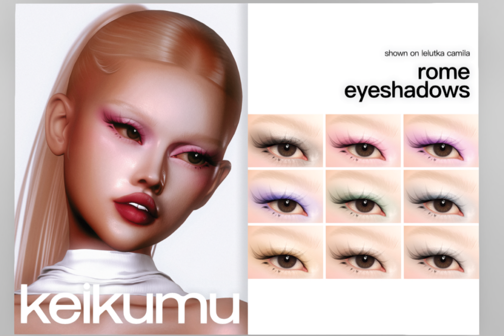 Rome Eyeshadows - EvoX, L$225