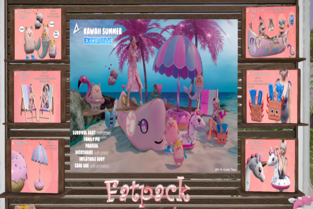Kawaii Summer, L$50-L$250 each/L$500 FP